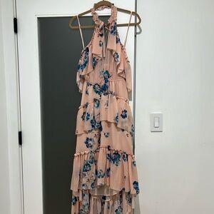 Ulla Johnson Peach Floral Dress